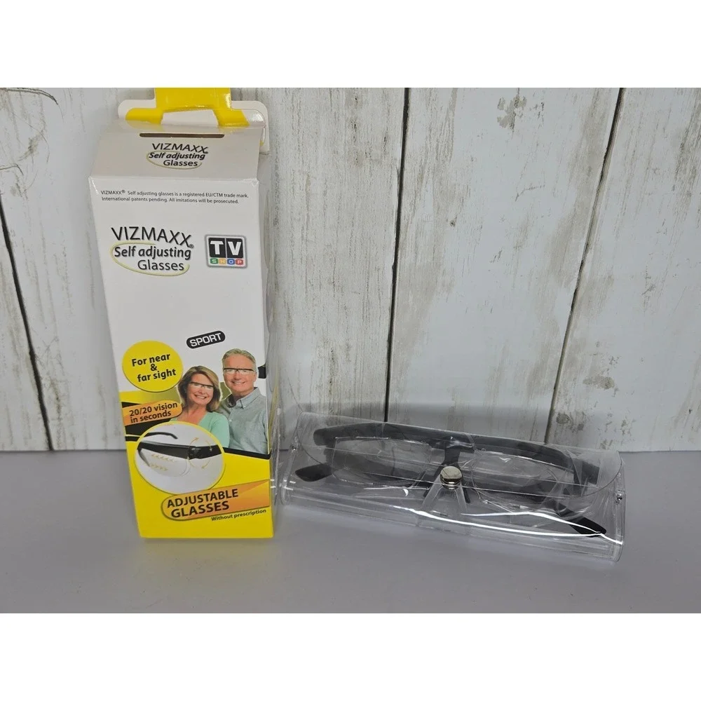 VIZMAXX Self Adjusting Unisex Glasses Near and Far Sight + Case